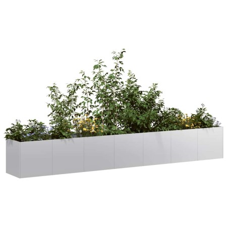 Jardinera 280x40x40 cm de acero galvanizado en Macetas y jardineras | Comprar online en Foru.es