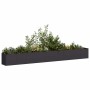 Jardinera de acero laminado en frío negro 360x40x40 cm en Macetas y jardineras | Comprar online en Foru.es