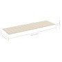 Tumbona de jardín con mesa y cojín de madera de pino impregnada de vidaXL, Tumbonas - Ref: Foro24-3065956, Precio: 179,85 €, ...