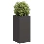 Jardinera de acero laminado en frío negro 40x40x80 cm en Macetas y jardineras | Comprar online en Foru.es