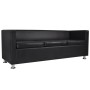 Conjunto de sofás de 2 y 3 plazas de cuero artificial negro de vidaXL, Sofás - Ref: Foro24-272178, Precio: 581,62 €, Descuent...