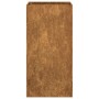 Jardinera oxidada 40x40x80 cm acero corten en Macetas y jardineras | Comprar online en Foru.es
