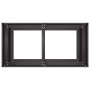 Jardinera de acero laminado en frío negro 80x40x80 cm en Macetas y jardineras | Comprar online en Foru.es