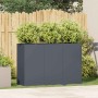 Jardinera de acero laminado en frío antracita 120x40x80 cm en Macetas y jardineras | Comprar online en Foru.es