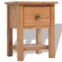 Mesitas de noche 2 unidades madera maciza de roble 36x30x47 cm de vidaXL, Mesitas de noche - Ref: Foro24-3053416, Precio: 216...