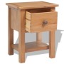 Mesitas de noche 2 unidades madera maciza de roble 36x30x47 cm de vidaXL, Mesitas de noche - Ref: Foro24-3053416, Precio: 221...