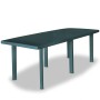 Juego de comedor de jardín 9 piezas plástico verde de vidaXL, Conjuntos de jardín - Ref: Foro24-275081, Precio: 931,65 €, Des...