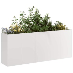 Jardinera 200x40x80 cm acero inoxidable en Macetas y jardineras | Comprar online en Foru.es