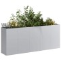 Jardinera 200x40x80 cm de acero galvanizado en Macetas y jardineras | Comprar online en Foru.es