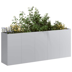 Jardinera 200x40x80 cm de acero galvanizado en Macetas y jardineras | Comprar online en Foru.es