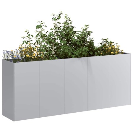 Jardinera 200x40x80 cm de acero galvanizado en Macetas y jardineras | Comprar online en Foru.es