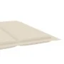 Garden lounger with solid acacia wood cushion by vidaXL, Loungers - Ref: Foro24-3061574, Price: 181,31 €, Discount: %