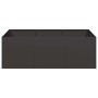 Jardinera de acero laminado en frío negro 120x80x40 cm en Macetas y jardineras | Comprar online en Foru.es