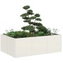 Jardinera acero blanco 120x80x40 cm en Macetas y jardineras | Comprar online en Foru.es