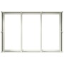 Jardinera acero blanco 120x80x40 cm en Macetas y jardineras | Comprar online en Foru.es