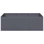 Jardinera acero gris antracita 120x80x40 cm en Macetas y jardineras | Comprar online en Foru.es