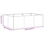 Jardinera oxidada 120x80x40 cm acero corten en Macetas y jardineras | Comprar online en Foru.es