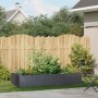 Jardinera acero gris antracita 200x80x40 cm en Macetas y jardineras | Comprar online en Foru.es