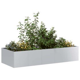 Jardinera 200x80x40 cm de acero galvanizado en Macetas y jardineras | Comprar online en Foru.es