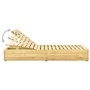 Double lounger and cream-impregnated pine wood cushions by vidaXL, Loungers - Ref: Foro24-3065971, Price: 326,16 €, Discount: %