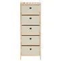 Estantes con 5 cestas de tela 2 unidades madera de cedro beige de vidaXL, Taquillas y armarios de almacenamiento - Ref: Foro2...