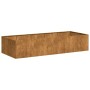 Jardinera oxidada 200x80x40 cm acero corten en Macetas y jardineras | Comprar online en Foru.es