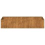 Jardinera oxidada 200x80x40 cm acero corten en Macetas y jardineras | Comprar online en Foru.es