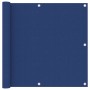 Toldo para balcón de tela oxford azul 90x600 cm en Sombrillas | Comprar online en Foru.es
