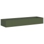 Jardinera acero verde oliva 280x80x40 cm en Macetas y jardineras | Comprar online en Foru.es