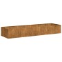 Jardinera oxidada 280x80x40 cm acero corten en Macetas y jardineras | Comprar online en Foru.es
