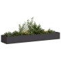 Jardinera acero negro 360x80x40 cm en Macetas y jardineras | Comprar online en Foru.es