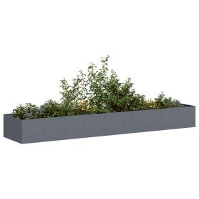 Jardinera acero gris antracita 360x80x40 cm en Macetas y jardineras | Comprar online en Foru.es