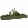 Jardinera acero verde oliva 360x80x40 cm en Macetas y jardineras | Comprar online en Foru.es