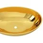 Washbasin 40x33x13.5 cm ceramic gold by vidaXL, Sinks - Ref: Foro24-143474, Price: 73,11 €, Discount: %