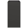 Jardinera acero negro 40x80x80 cm en Macetas y jardineras | Comprar online en Foru.es