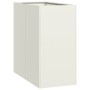 Jardinera acero blanco 40x80x80 cm en Macetas y jardineras | Comprar online en Foru.es