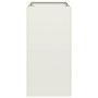 Jardinera acero blanco 40x80x80 cm en Macetas y jardineras | Comprar online en Foru.es