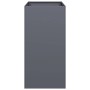 Jardinera acero gris antracita 40x80x80 cm en Macetas y jardineras | Comprar online en Foru.es