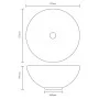 Lavabo 32,5x14 cm cerámica dorado de vidaXL, Lavabos - Ref: Foro24-143484, Precio: 76,80 €, Descuento: %