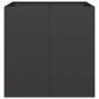 Jardinera acero negro 80x80x80 cm en Macetas y jardineras | Comprar online en Foru.es