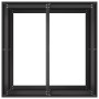 Jardinera acero negro 80x80x80 cm en Macetas y jardineras | Comprar online en Foru.es
