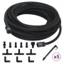 Porous garden hose black rubber 16 mm 10 m by vidaXL, Garden hoses - Ref: Foro24-154502, Price: 23,05 €, Discount: %