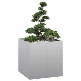 Jardinera 80x80x80 cm de acero galvanizado en Macetas y jardineras | Comprar online en Foru.es