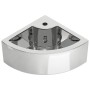 Lavabo con rebosadero 45x32x12,5 cm cerámica plateado de vidaXL, Lavabos - Ref: Foro24-143481, Precio: 89,53 €, Descuento: %