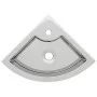 Waschbecken mit Überlauf 45x32x12,5 cm Silberkeramik von vidaXL, Sinkt - Ref: Foro24-143481, Preis: 84,91 €, Rabatt: %