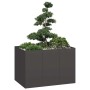 Jardinera acero negro 120x80x80 cm en Macetas y jardineras | Comprar online en Foru.es