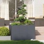 Jardinera acero gris antracita 120x80x80 cm en Macetas y jardineras | Comprar online en Foru.es