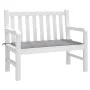 Cojín de banco de jardín tela Oxford gris 120x50x3 cm de vidaXL, Cojines para sillas y sofás - Ref: Foro24-43194, Precio: 22,...