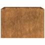 Jardinera oxidada 120x80x80 cm acero corten en Macetas y jardineras | Comprar online en Foru.es