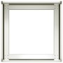 Jardinera acero blanco 40x40x30 cm en Macetas y jardineras | Comprar online en Foru.es